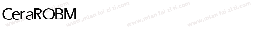 CeraROB Medium字体转换